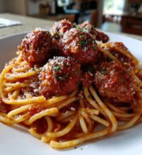 spaghetti and meatballs