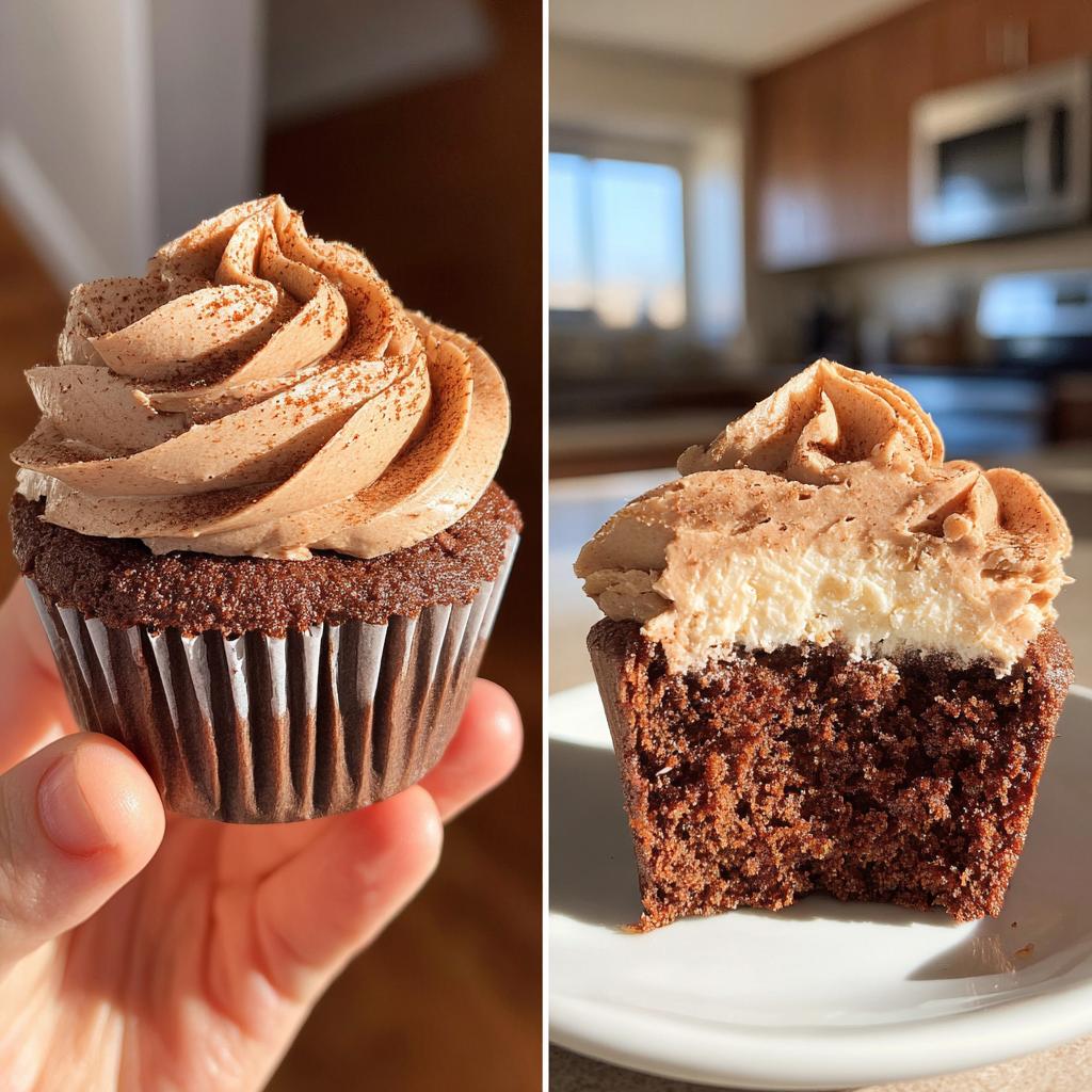 spiced nutella cupcakes - detail 1