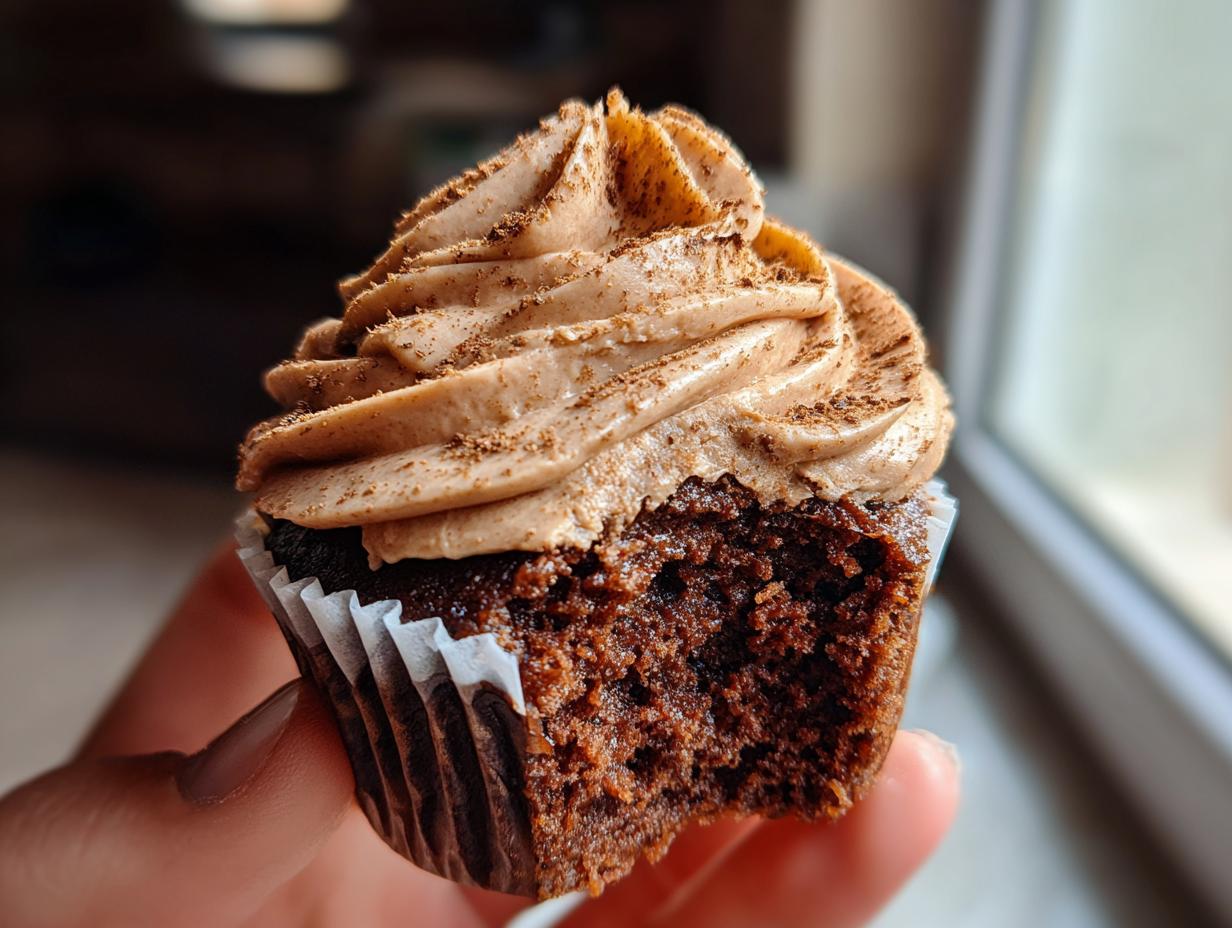 spiced nutella cupcakes