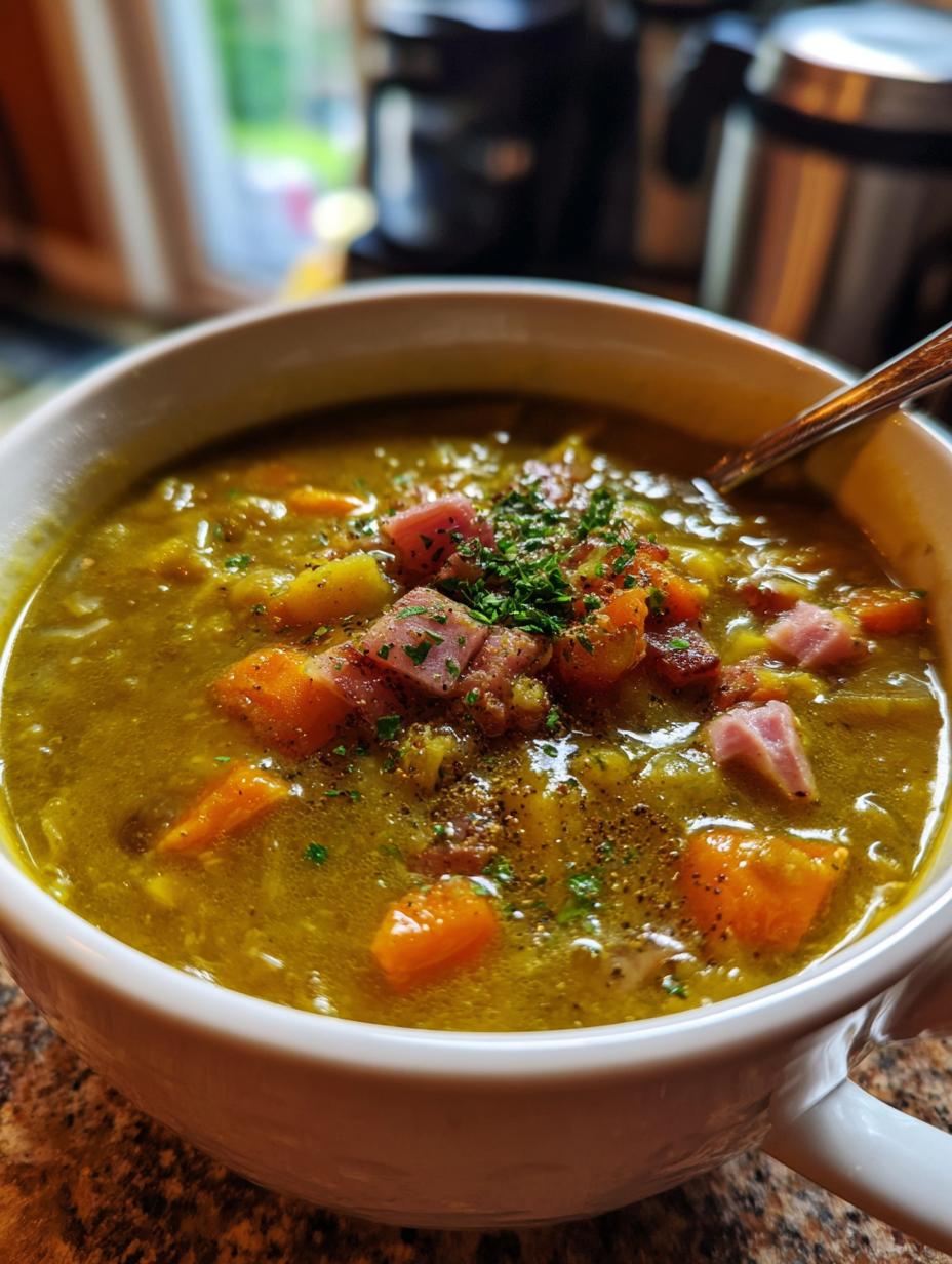 split pea soup with ham