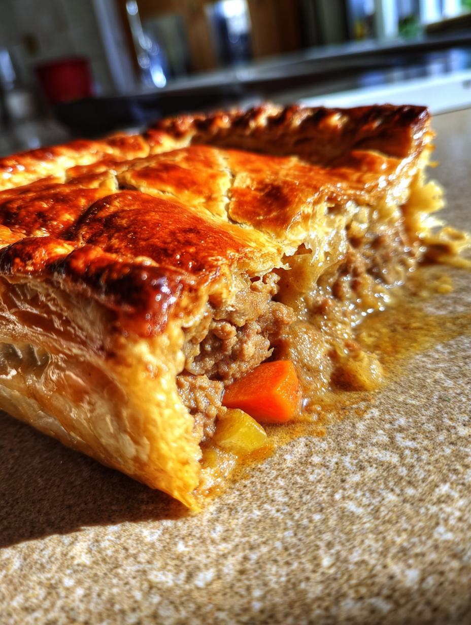 steak and sausage pie