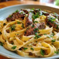 steak pasta