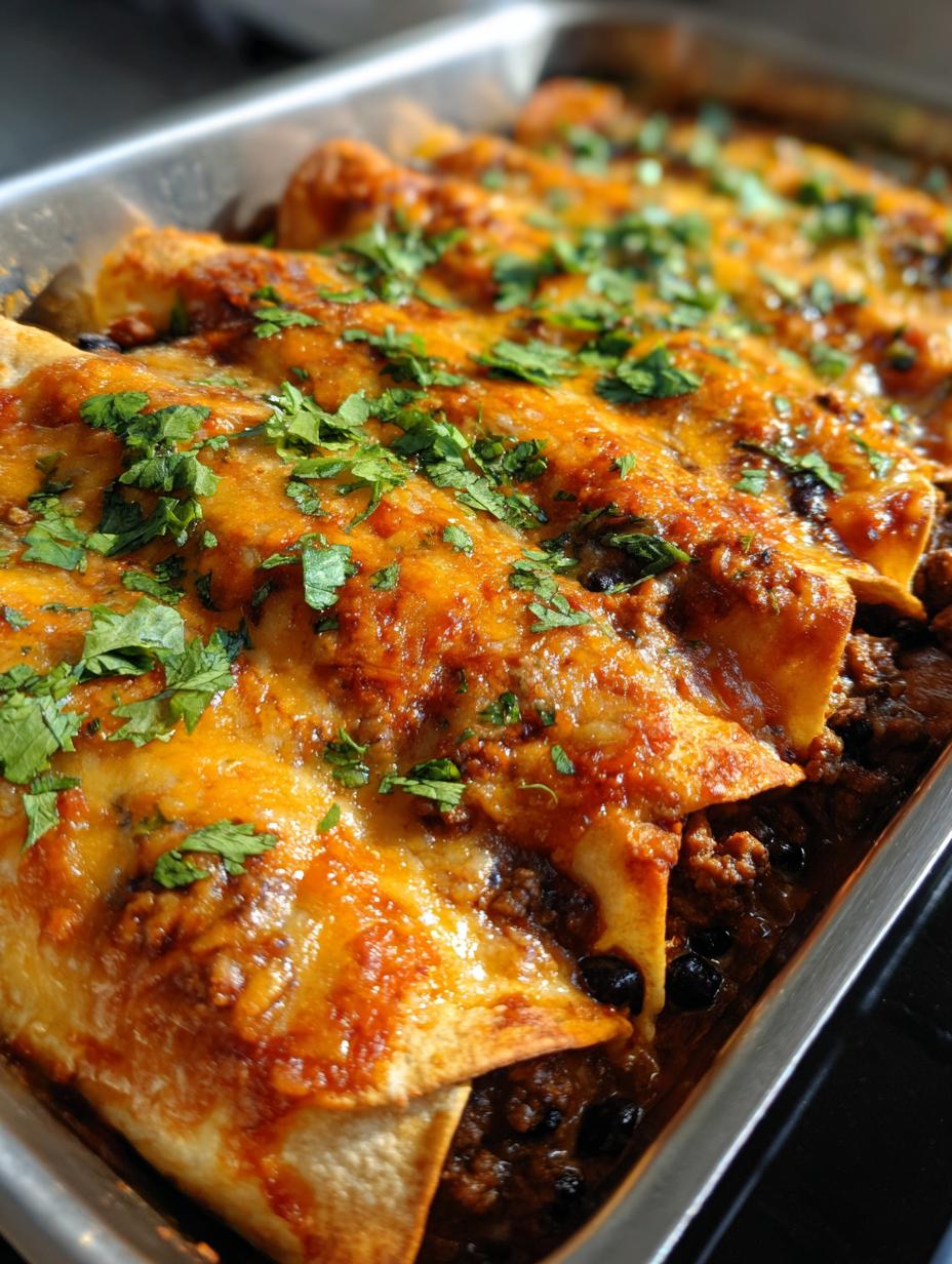 stove top enchiladas - detail 1