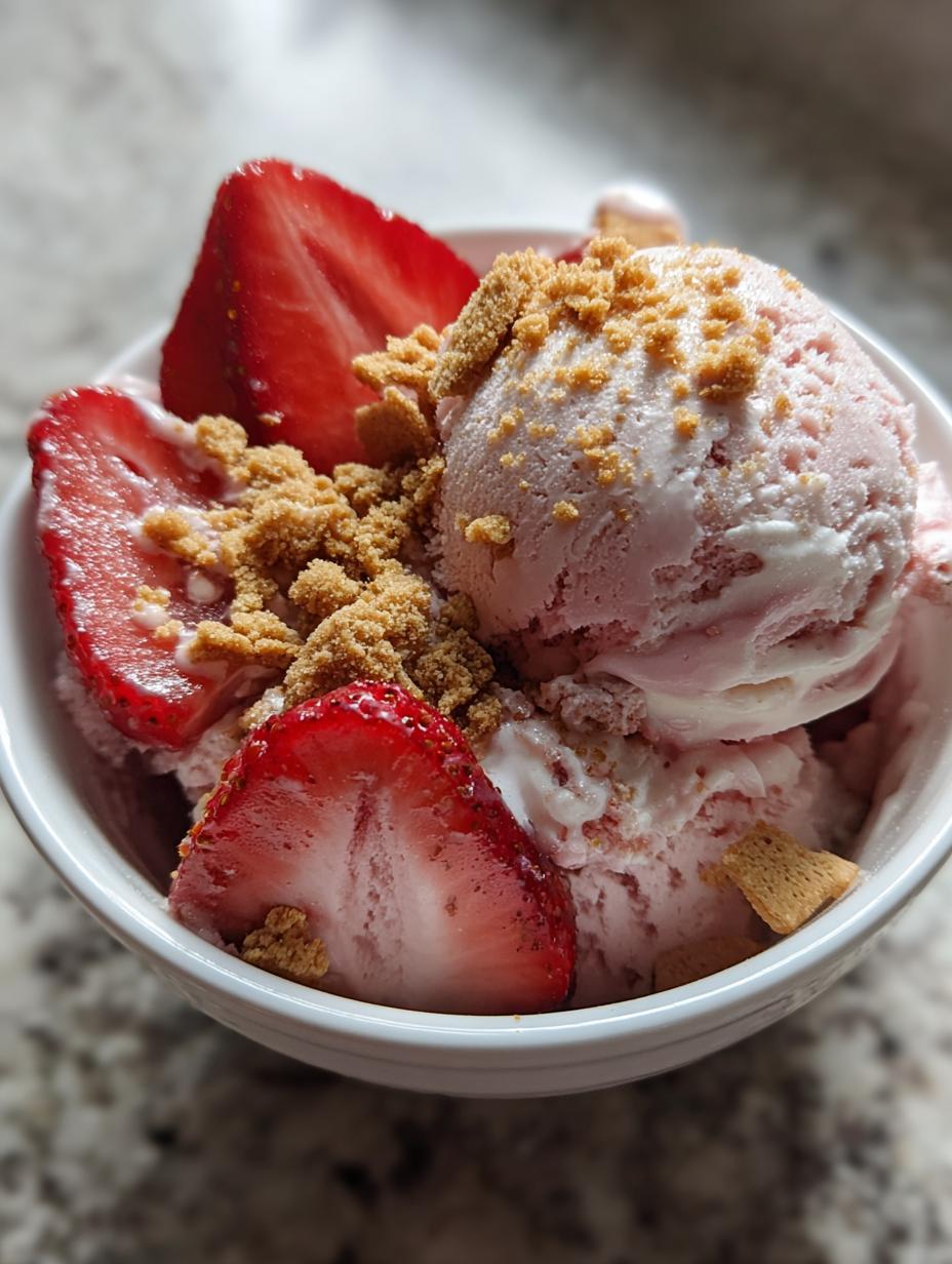 strawberry cheesecake ice cream