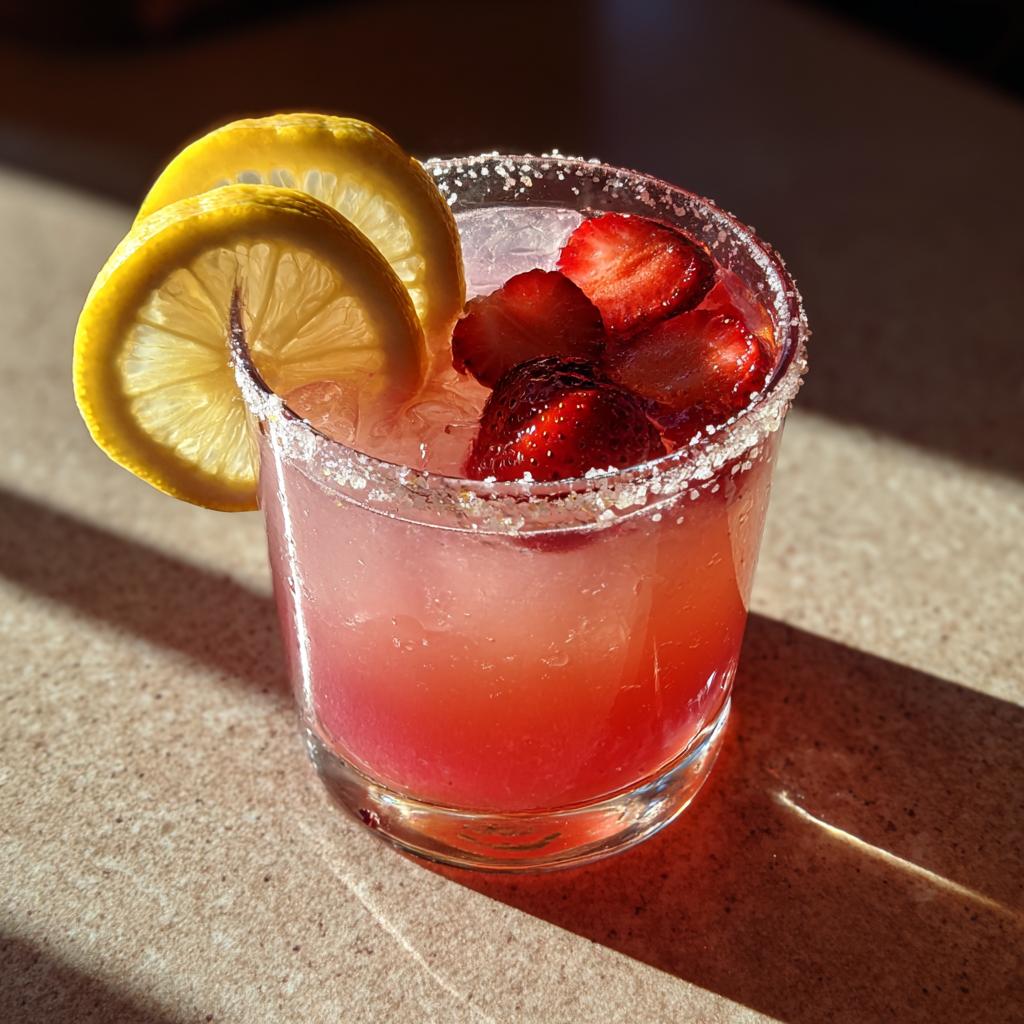 strawberry lemon drop cocktail recipe