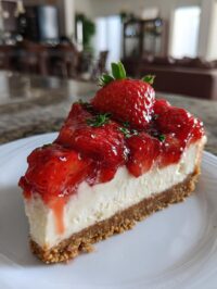 strawberry no bake cheesecake