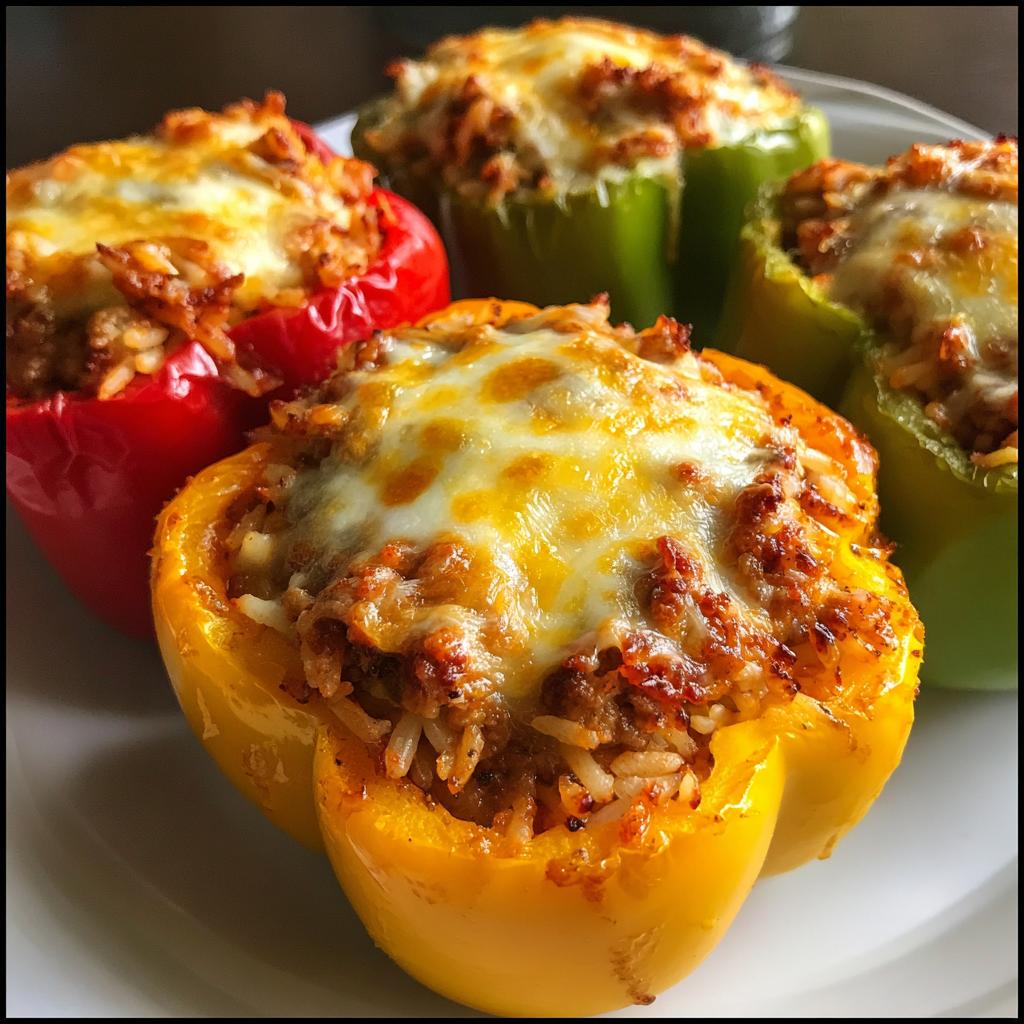 stuffed bell peppers - detail 1