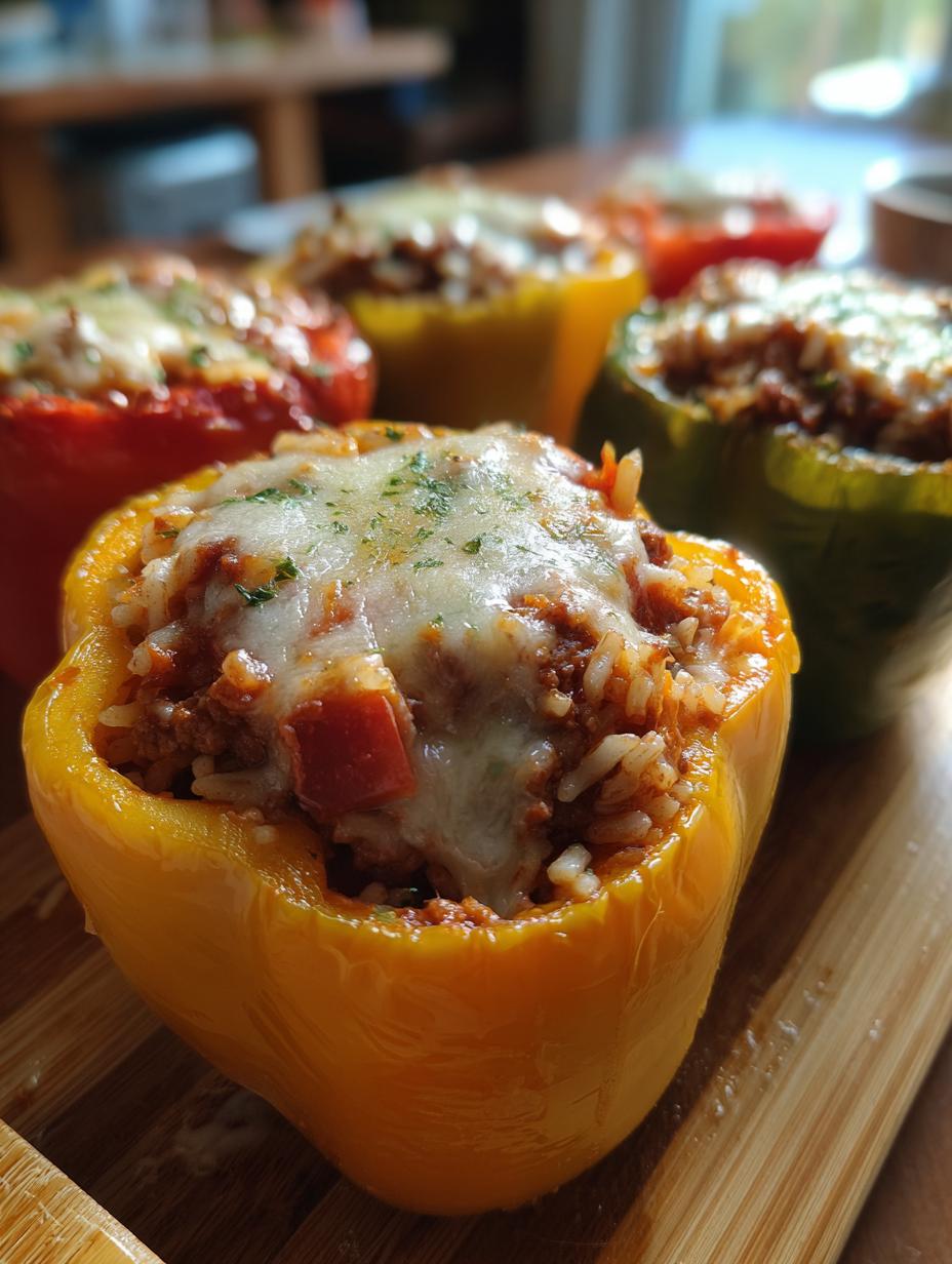 stuffed peppers - detail 1