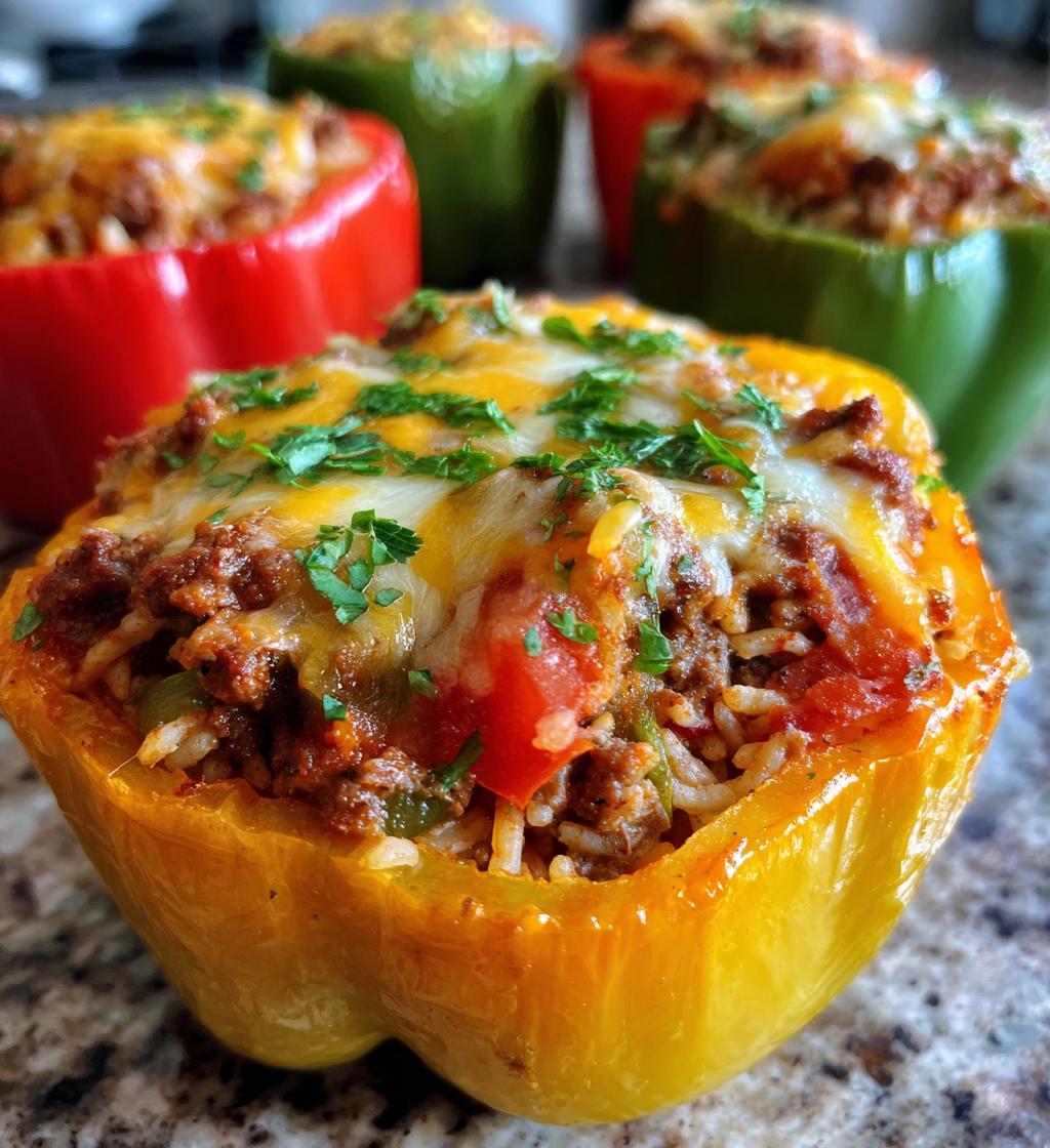 stuffed peppers dinner