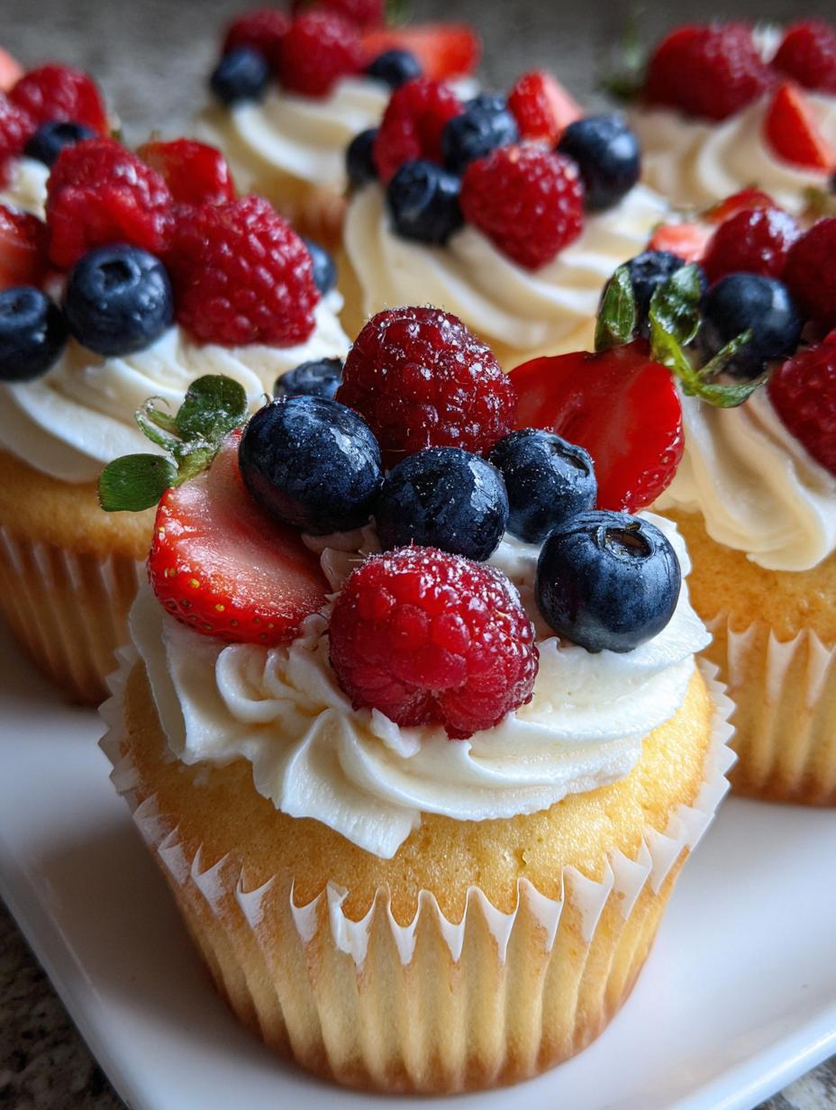 summer cupcakes - detail 1