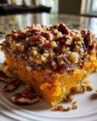sweet potato casserole with pecans
