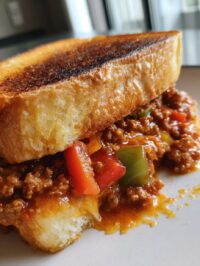 texas toast sloppy joes