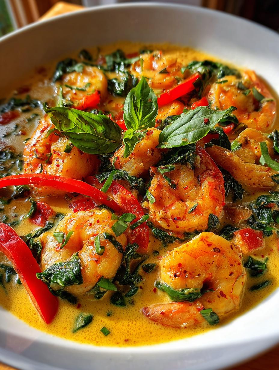 thai prawn curry