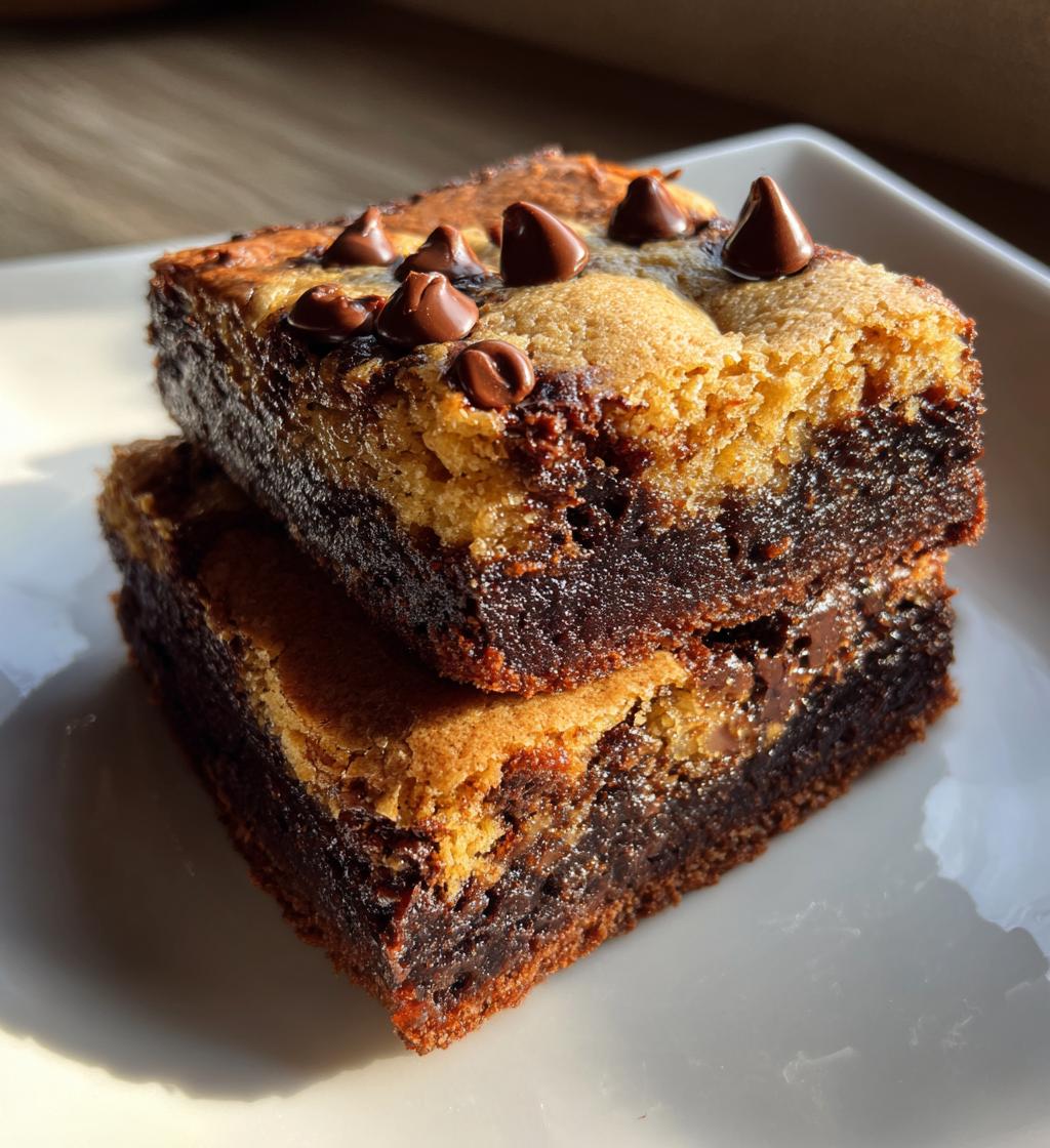 the best fudgy chewy brookies - detail 1