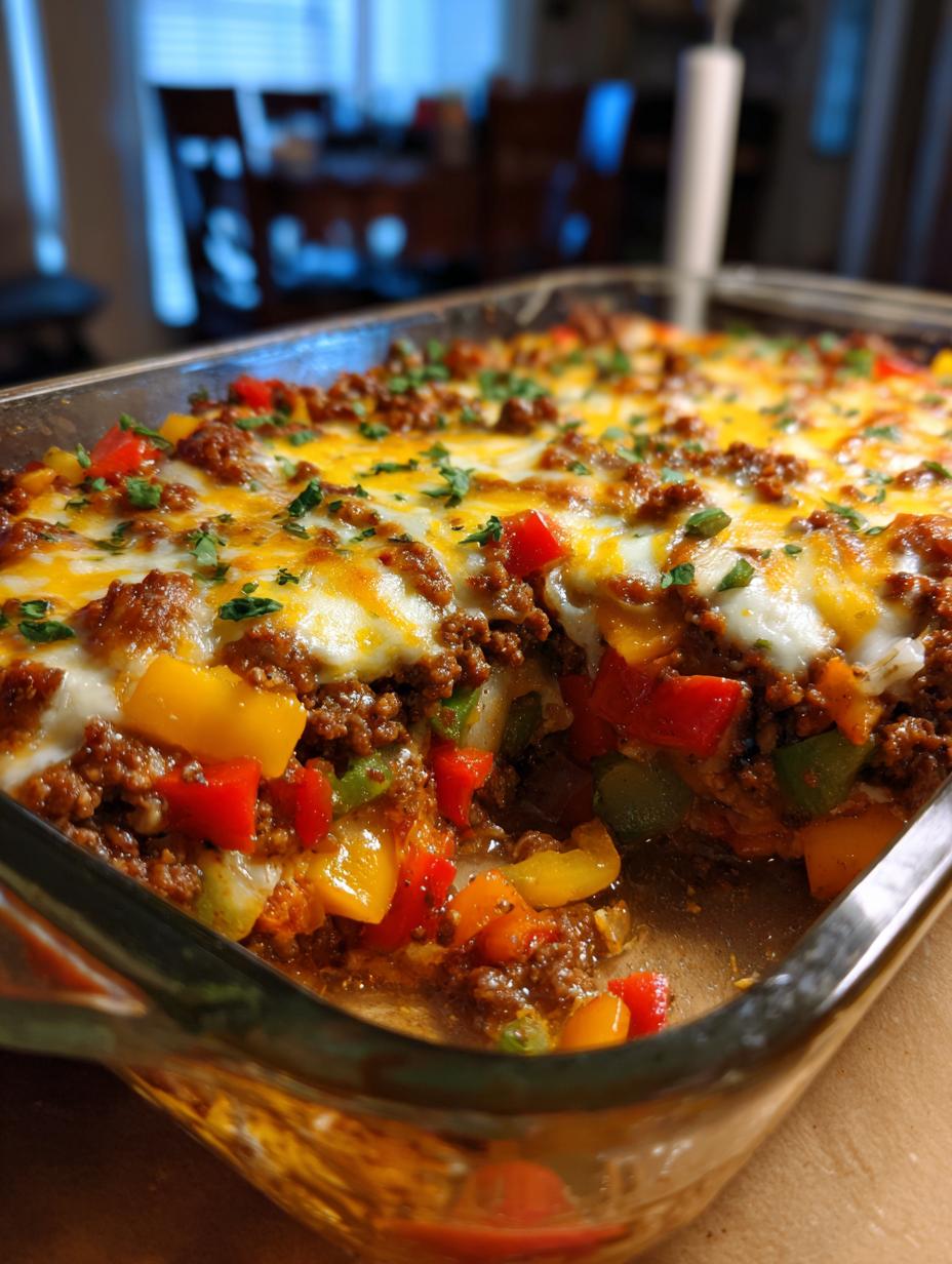 unstuffed pepper casserole