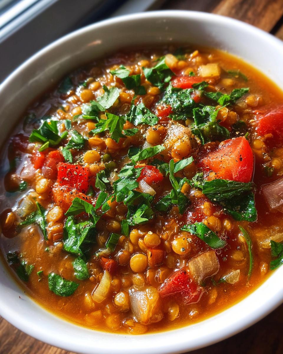 vegan lentil soup