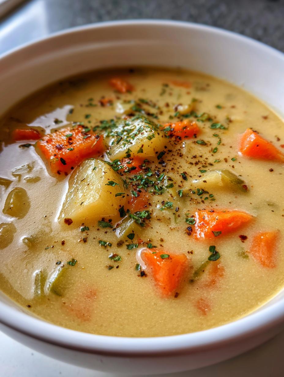 vegan potato soup