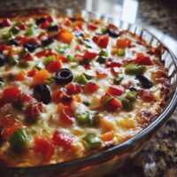 veggie pizza dip
