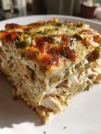 white chicken enchilada casserole