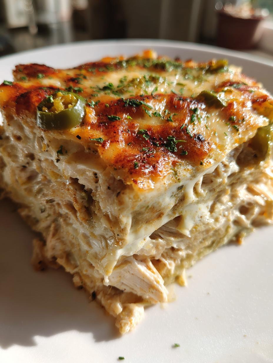 white chicken enchilada casserole