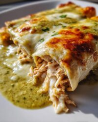 white chicken enchiladas