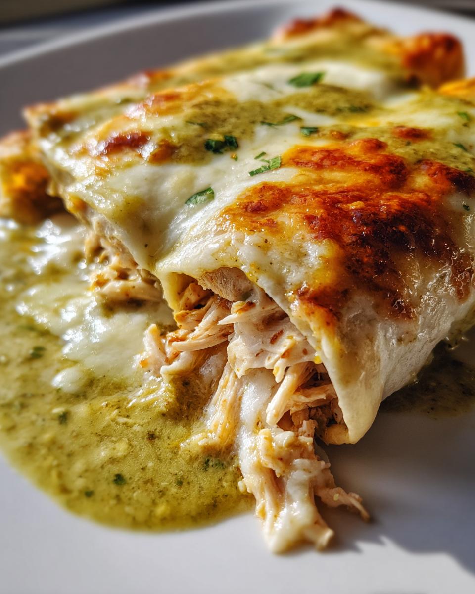 white chicken enchiladas