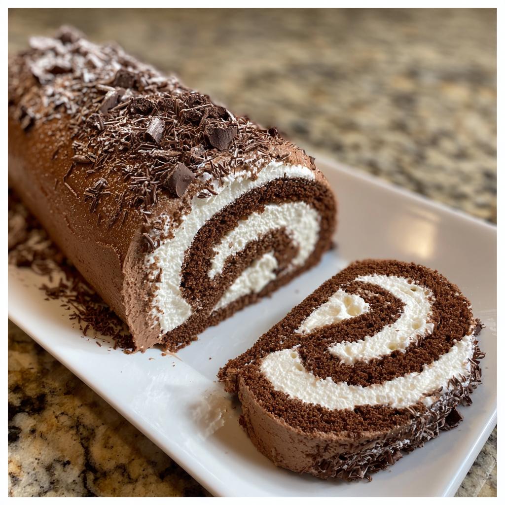 yule log recipe - detail 1